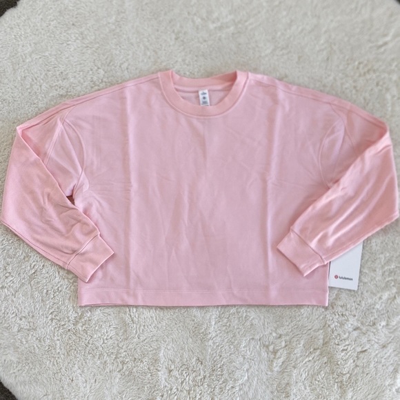 ❤️ Lululemon Modal Fleece Pullover Strawberry Milkshake NWT - Picture 1 of 8